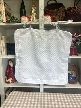 Historic Charleston foundation Ellery homestyles white cotton pillow sham